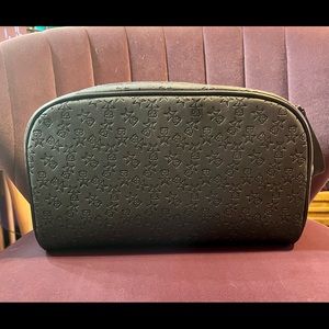 Shane X Jeffree Black Double Zip Makeup Bag